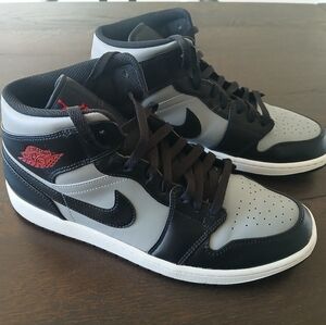 Nike Air Jordan 1 Mid Shadow Red Men's Size: 12